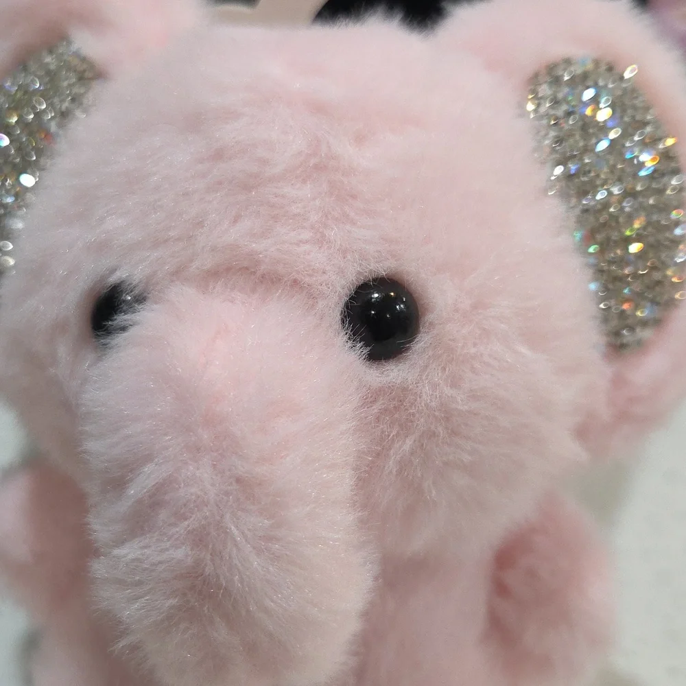💕▪️Natasha Couture ▪️Blush Elephant Keychain Or Bag Charm